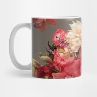 Just Flowers on Grey Repeat 5748 Mug